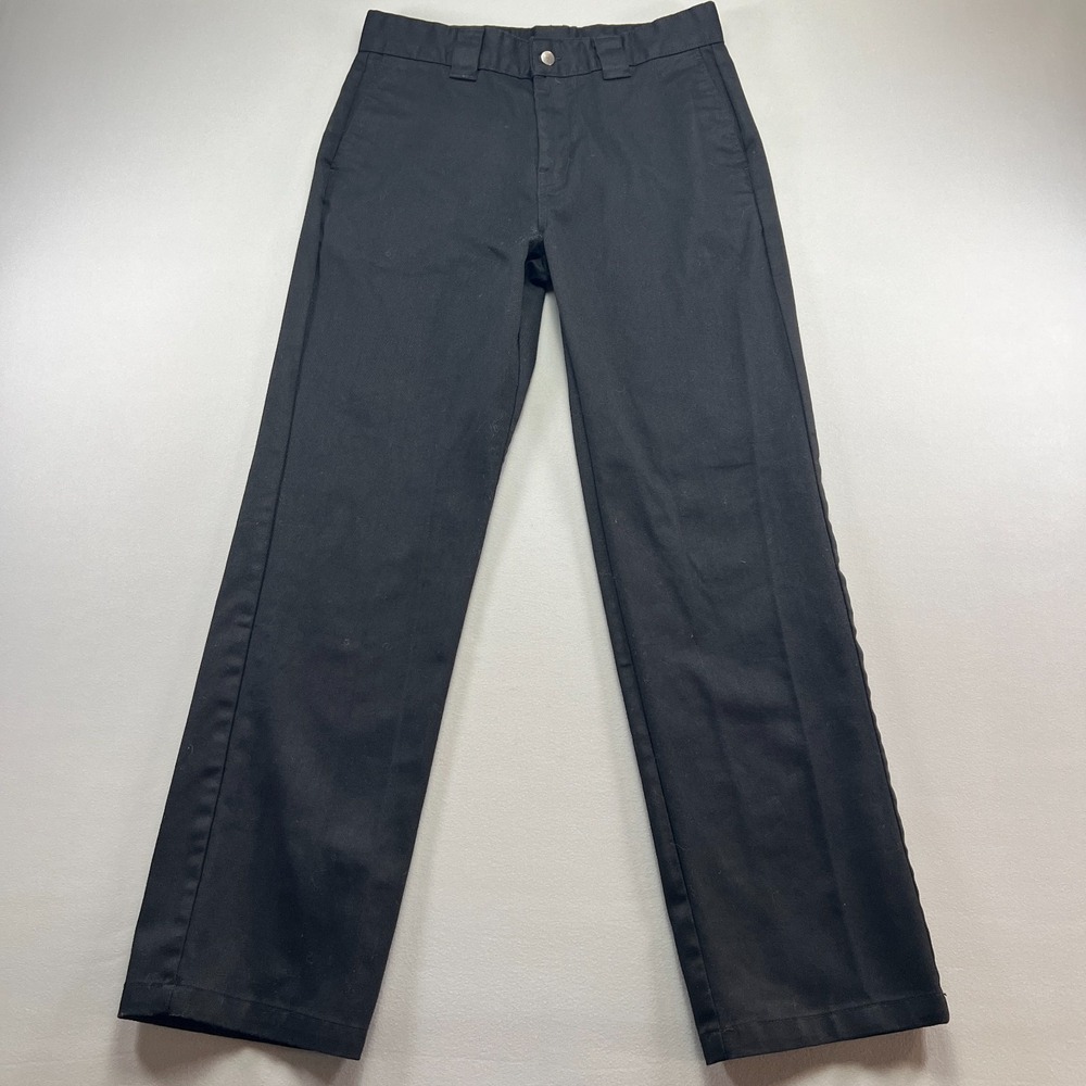 Brahma Work Pants Mens 34x34 Black Flat Front Straight Leg Wrinkle Resistant